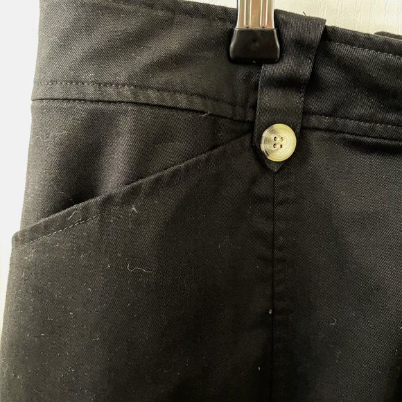 Appleseed's Black Cotton Chambray Skirt, 18P - Picture 3 of 9